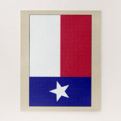 Texas Lone Star Flag Legpuzzel (Verticaal)