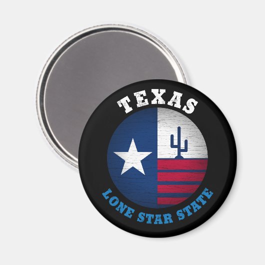 TEXAS LONE STAR FLAG MAGNEET (Voorkant / Achterkant)