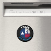 TEXAS LONE STAR FLAG MAGNEET (Insitu (Vaatwasser))