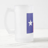 Texas Lone Star Flag Matglas Bierpul (Links)