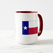 Texas Lone Star Flag Mok (Voorkant rechts)
