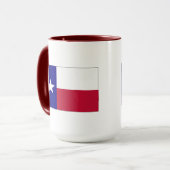 Texas Lone Star Flag Mok (Voorkant links)