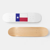 Texas Lone Star Flag Persoonlijk Skateboard (Horizontaal)
