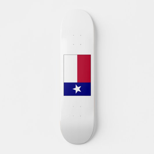 Texas Lone Star Flag Persoonlijk Skateboard (Voorkant)