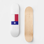 Texas Lone Star Flag Persoonlijk Skateboard (Voorkant)