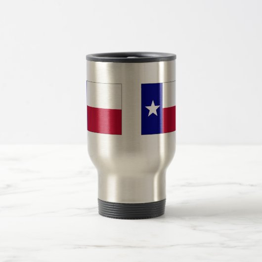 Texas Lone Star Flag Reisbeker (Center)