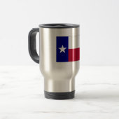 Texas Lone Star Flag Reisbeker (Voorkant links)