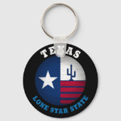 TEXAS LONE STAR FLAG SLEUTELHANGER (Voorkant)