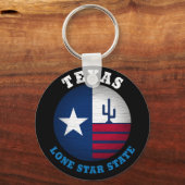TEXAS LONE STAR FLAG SLEUTELHANGER (Voorkant)