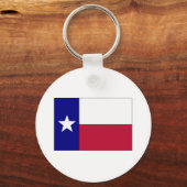 Texas Lone Star Flag Sleutelhanger (Voorkant)