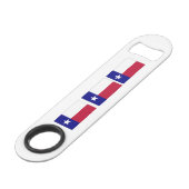 Texas Lone Star Flag Speed Flessenopener (Achterkant Gekanteld)