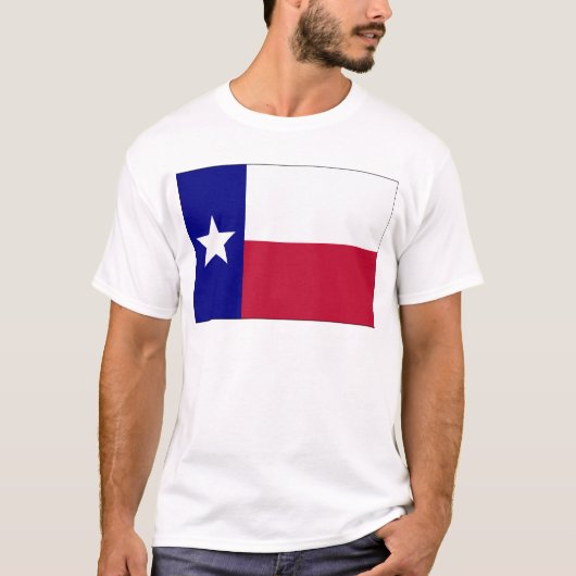Texas Lone Star Flag T-shirt (Voorkant)