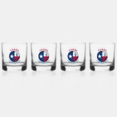 TEXAS LONE STAR FLAG WHISKY GLAS (Achterkant)