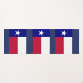 Texas Lone Star Flag Yogamat (Voorkant (horizontaal))
