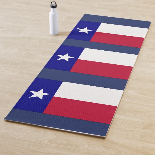 Texas Lone Star Flag Yogamat (In situ)