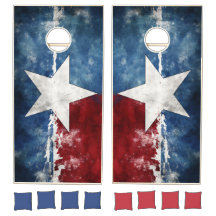 Texas Lone Star geïnspireerde vlag