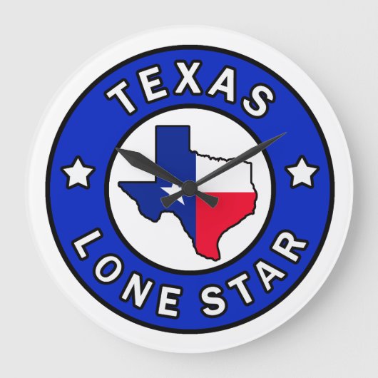 Texas Lone Star Grote Klok (Voorkant)