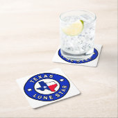 Texas Lone Star Kartonnen Onderzetters (Insitu)