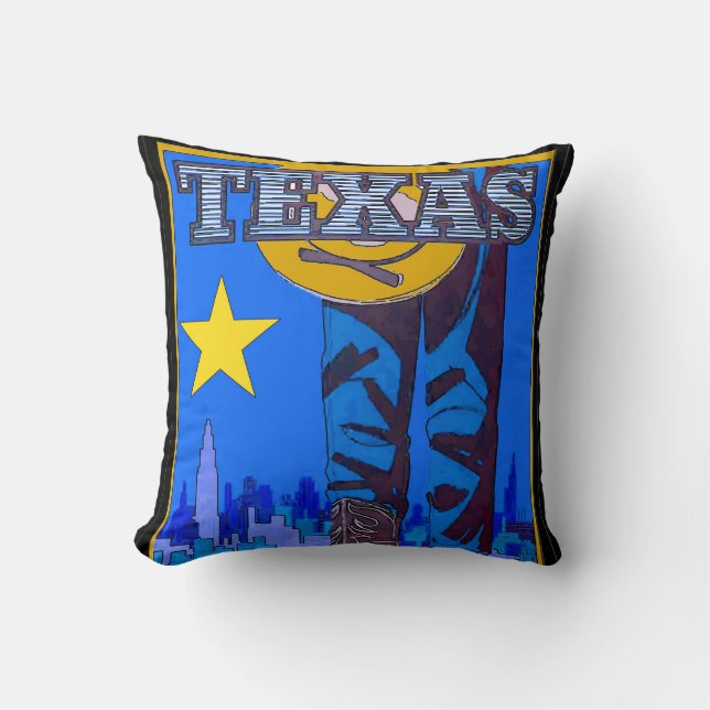 Texas Lone Star Kussen (Voorkant)