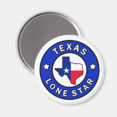 Texas Lone Star Magneet (Voorkant / Achterkant)