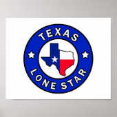 Texas Lone Star Poster (Voorkant)