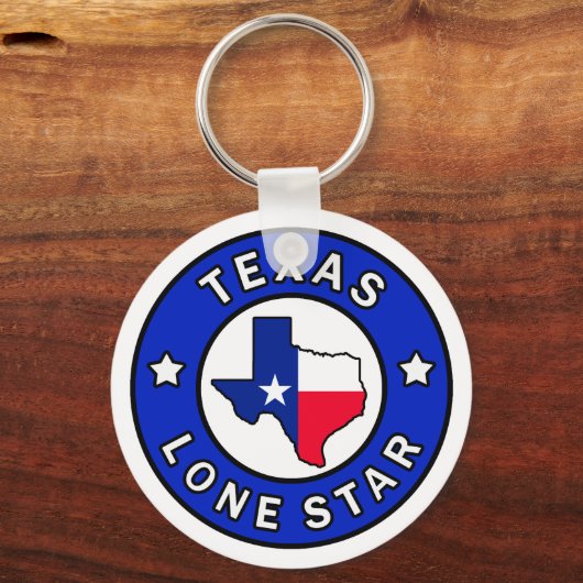 Texas Lone Star sleutelhanger (Voorkant)