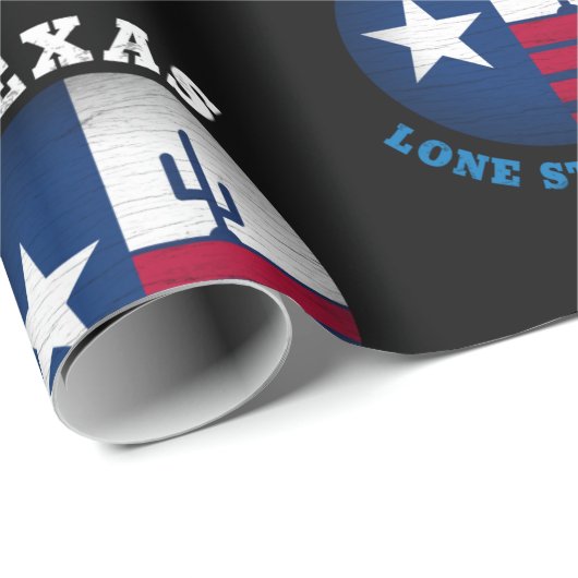 TEXAS LONE STAR STAATSVLAG CADEAUPAPIER (Rol Hoek)