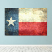 Texas - Lone Star State Canvas Afdruk (Insitu (Houten vloer))