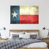 Texas - Lone Star State Canvas Afdruk (Insitu (Slaapkamer))