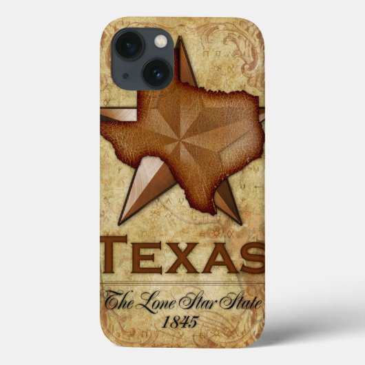 Texas - Lone Star State Case-Mate iPhone Case (Achterkant)