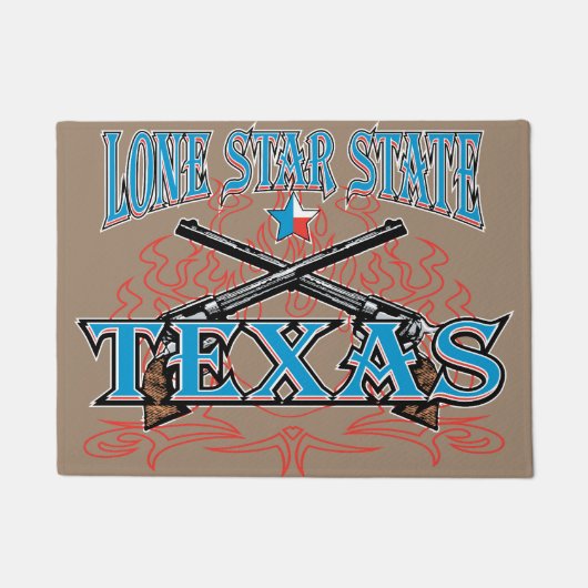 Texas Lone Star State Deurmat (Voorkant)