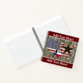 Texas Lone Star State Flag Map Notitieboek (Binnen)