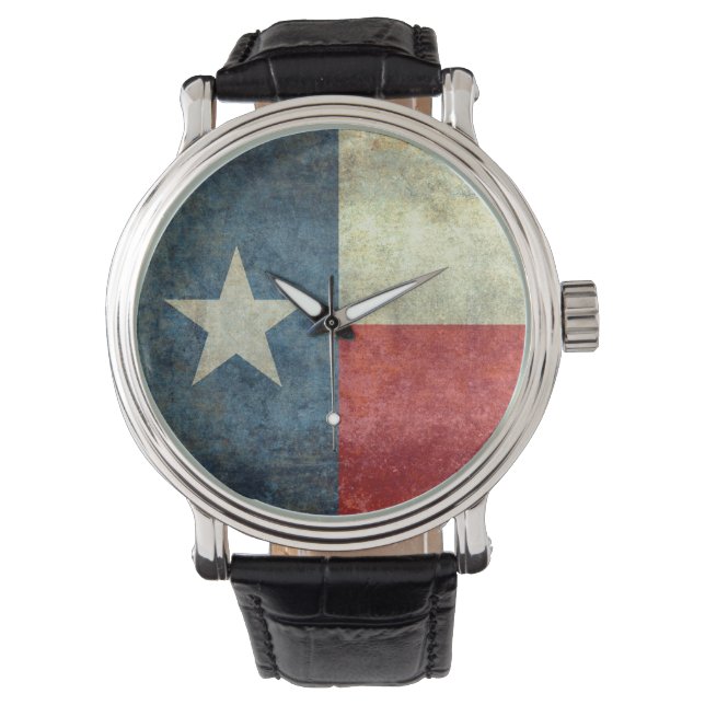 Texas - Lone Star State Horloge (Voorkant)
