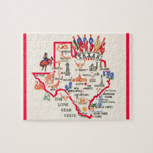 Texas - Lone Star State Legpuzzel
