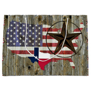 Texas Lone Star State Vlagkaart Groot Cadeauzakje