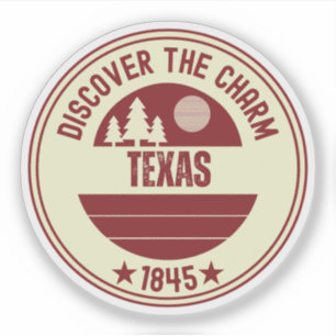 Texas Lone Star State - Zuidelijke Charme Cadeau Sticker
