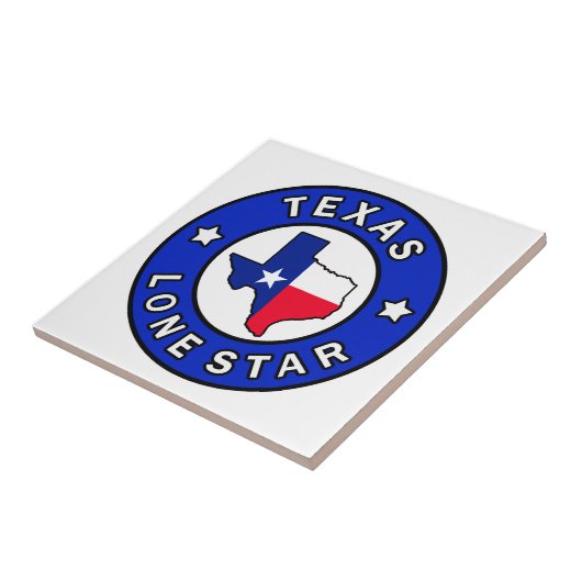 Texas Lone Star Tegeltje (Zijkant)
