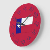 Texas Lone Star-vlag Grote Klok (Hoek)