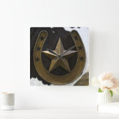 Texas Lone Star Wall klok (Huis)