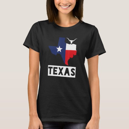 Texas Longhorn Austin Souvenir 1 T-shirt (Voorkant)