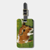 Texas Longhorn Bagagelabel (Voorkant verticaal)