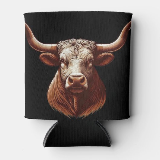 Texas Longhorn Blikjeskoeler (Voorkant)