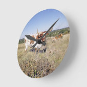 Texas Longhorn Breed (foto) Ronde Klok (Hoek)