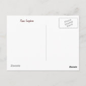 Texas Longhorn Briefkaart (Achterkant)