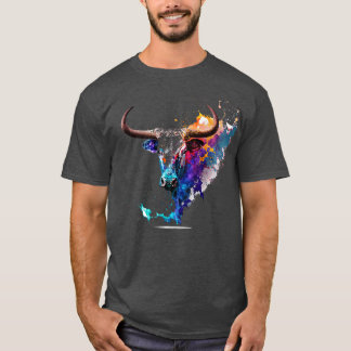 Texas Longhorn Bull 1 T-shirt