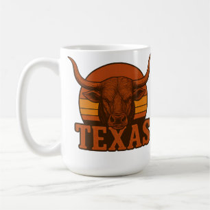 Texas Longhorn Bull Logo - Westerne brand Koffiemok