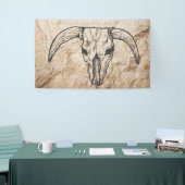 Texas Longhorn Bull Skull Spandoek (Beurs)