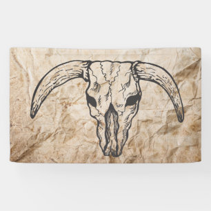 Texas Longhorn Bull Skull Spandoek