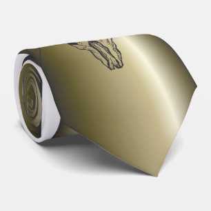 Texas Longhorn Bull Skull Stropdas