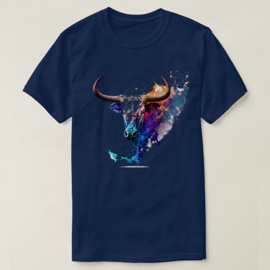 Texas Longhorn Bull T-shirt (Design voorkant)